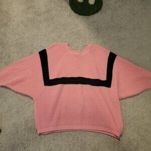 Vintage Pink Knit Sweater
